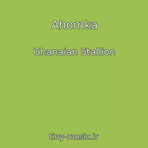 کاور آهنگ Ahomka از Ghanaian Stallion