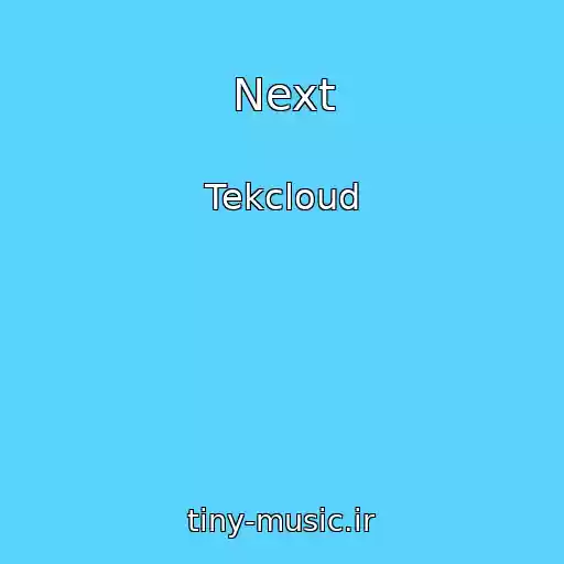 کاور آهنگ Next از Tekcloud