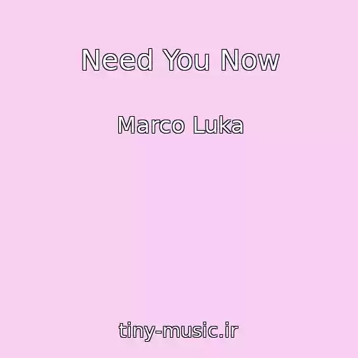 کاور آهنگ Need You Now از Marco Luka