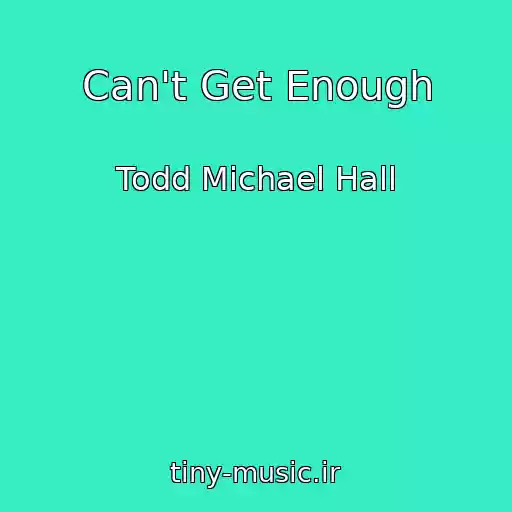کاور آهنگ Can't Get Enough از Todd Michael Hall