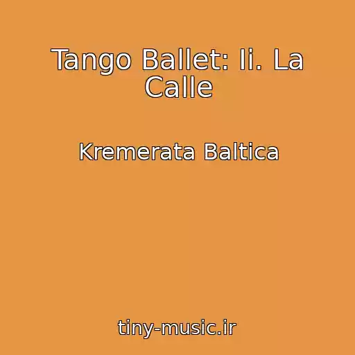 کاور آهنگ Tango Ballet: Ii. La Calle از Kremerata Baltica