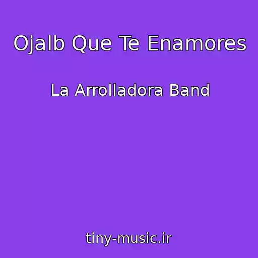 کاور آهنگ Ojalb Que Te Enamores از La Arrolladora Band