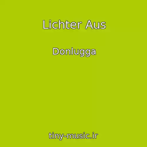 کاور آهنگ Lichter Aus از Donlugga