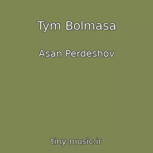 کاور آهنگ Tym Bolmasa از Asan Perdeshov