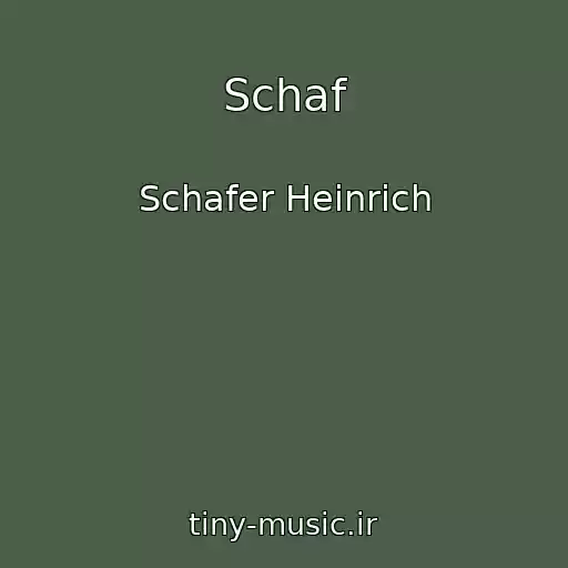 کاور آهنگ Schaf از Schafer Heinrich