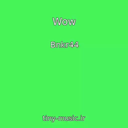 کاور آهنگ Wow از Bnkr44