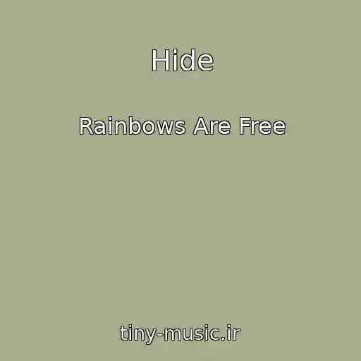 کاور آهنگ Hide از Rainbows Are Free