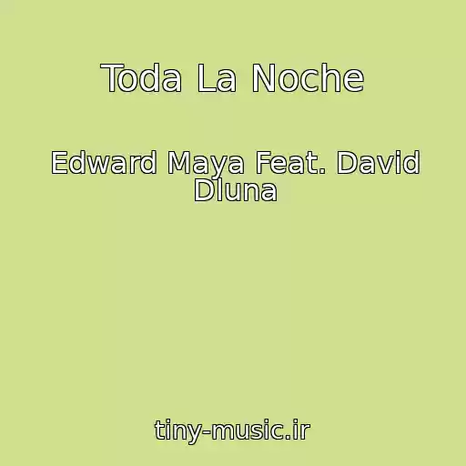 کاور آهنگ Toda La Noche از Edward Maya Feat. David Dluna