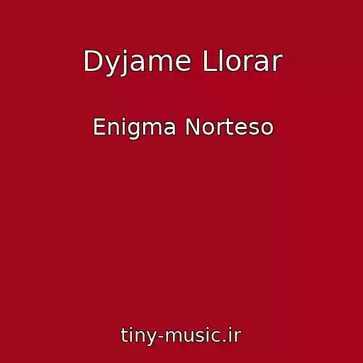 کاور آهنگ Dyjame Llorar از Enigma Norteso
