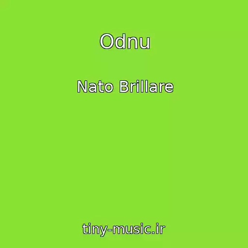 کاور آهنگ Odnu از Nato Brillare