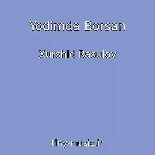 کاور آهنگ Yodimda Borsan از Xurshid Rasulov