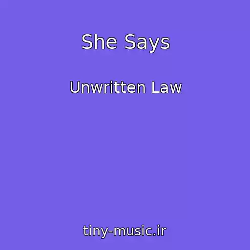 کاور آهنگ She Says از Unwritten Law