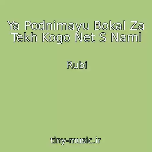 کاور آهنگ Ya Podnimayu Bokal Za Tekh Kogo Net S Nami از Rubi