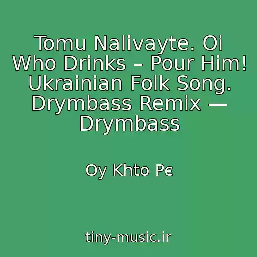 کاور آهنگ Tomu Nalivayte. Oi Who Drinks – Pour Him! Ukrainian Folk Song. Drymbass Remix — Drymbass از Oy Khto Pє