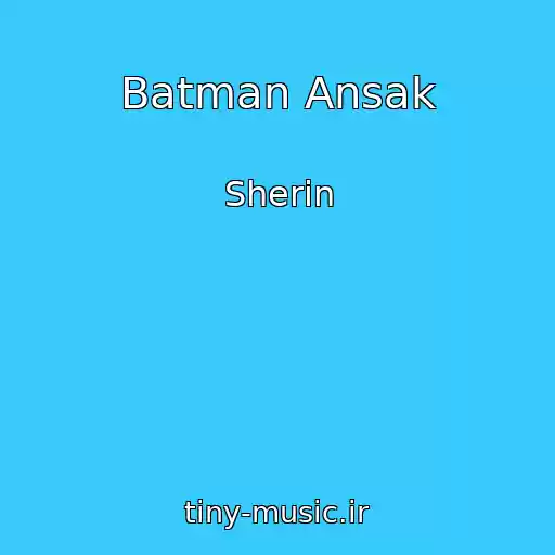 کاور آهنگ Batman Ansak از Sherin