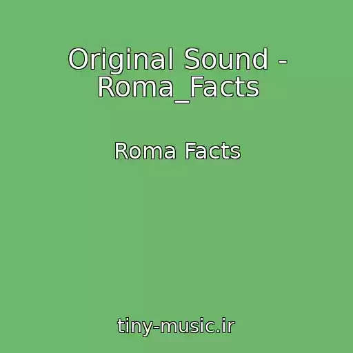 کاور آهنگ Original Sound - Roma_Facts از Roma Facts