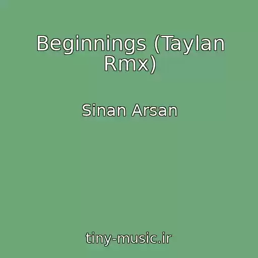 کاور آهنگ Beginnings (Taylan Rmx) از Sinan Arsan