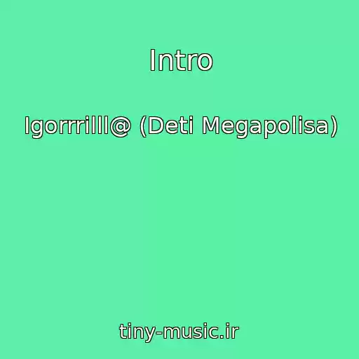 کاور آهنگ Intro از Igorrrilll@ (Deti Megapolisa)