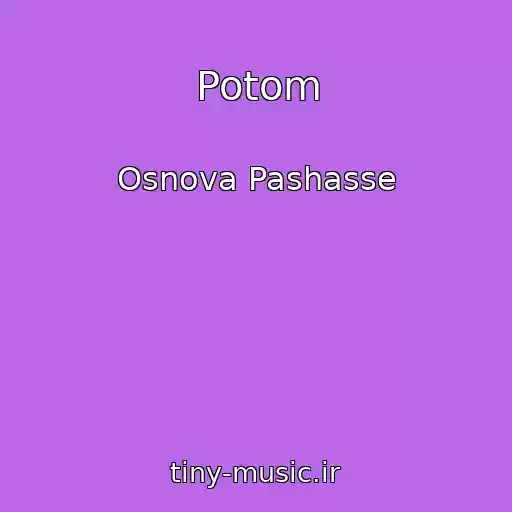 کاور آهنگ Potom از Osnova Pashasse