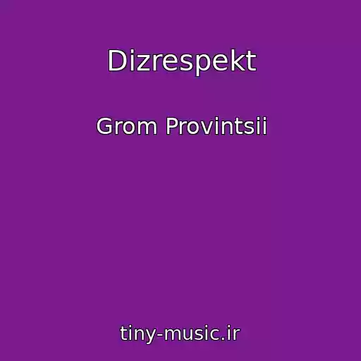کاور آهنگ Dizrespekt از Grom Provintsii