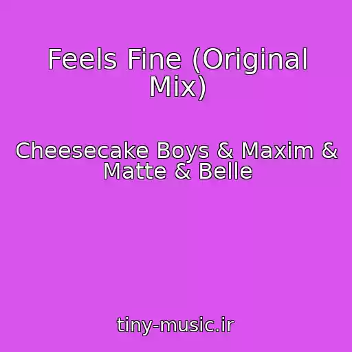 کاور آهنگ Feels Fine (Original Mix) از Cheesecake Boys & Maxim & Matte & Belle