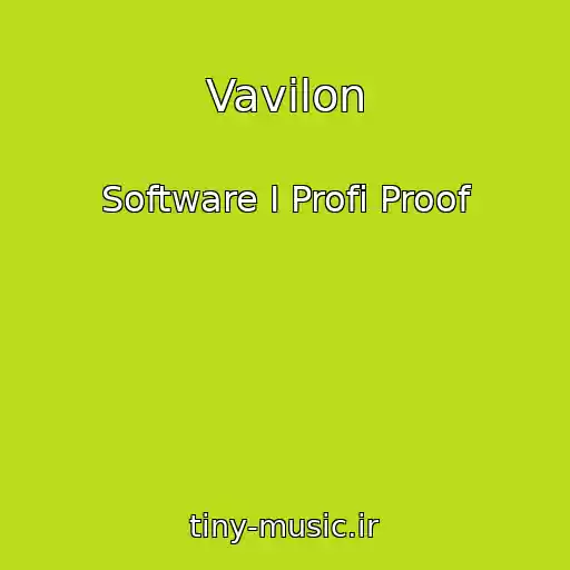 کاور آهنگ Vavilon از Software I Profi Proof
