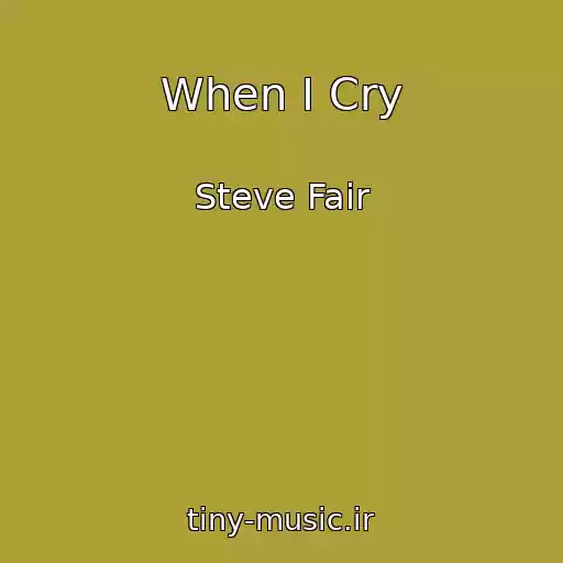 کاور آهنگ When I Cry از Steve Fair
