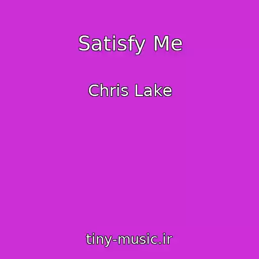 کاور آهنگ Satisfy Me از Chris Lake