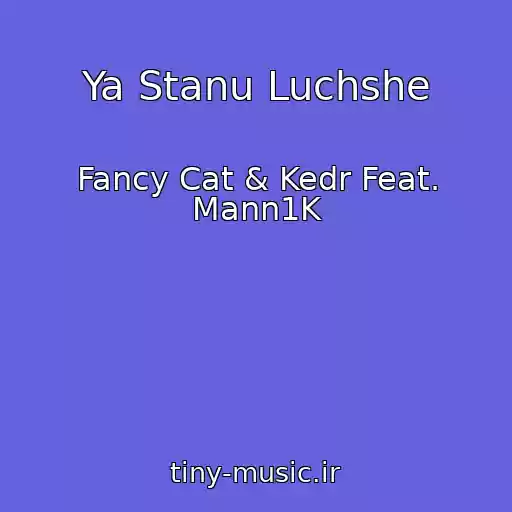 کاور آهنگ Ya Stanu Luchshe از Fancy Cat & Kedr Feat. Mann1K