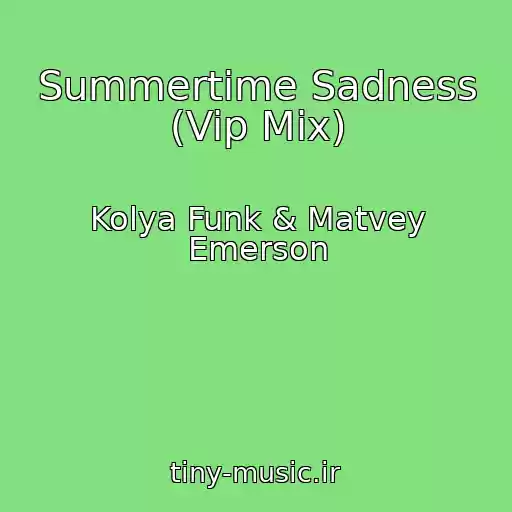 کاور آهنگ Summertime Sadness (Vip Mix) از Kolya Funk & Matvey Emerson
