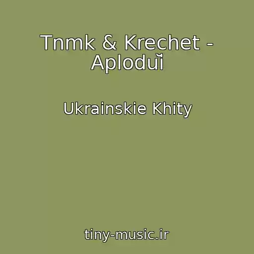 کاور آهنگ Tnmk & Krechet - Aploduĭ از Ukrainskie Khity