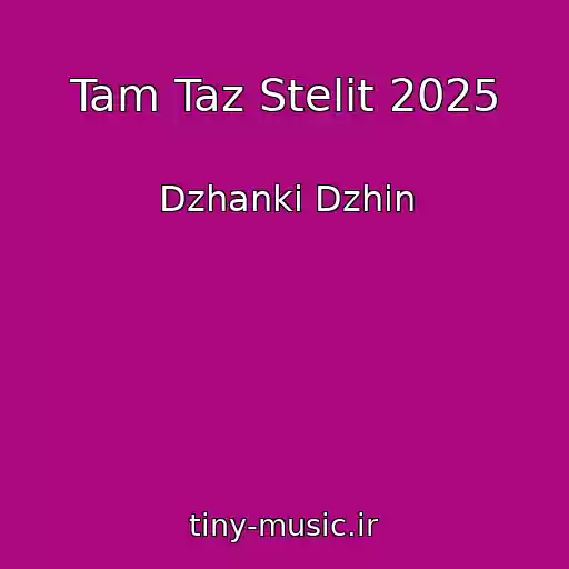 کاور آهنگ Tam Taz Stelit 2025 از Dzhanki Dzhin