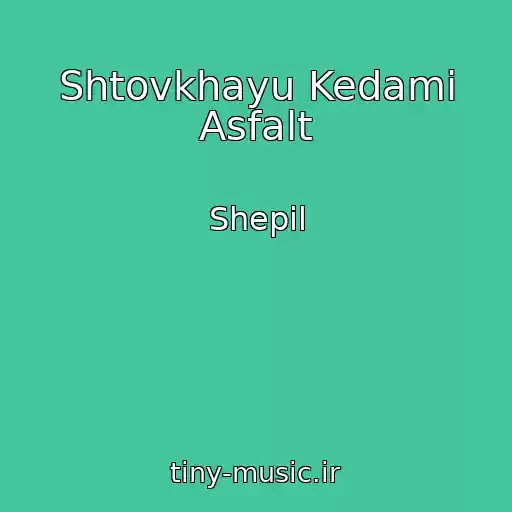 کاور آهنگ Shtovkhayu Kedami Asfalt از Shepil