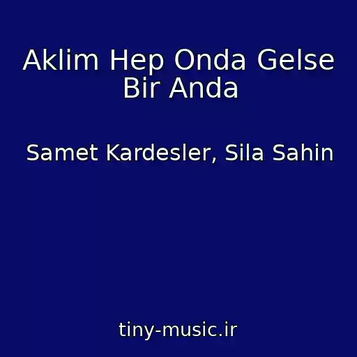 کاور آهنگ Aklim Hep Onda Gelse Bir Anda از Samet Kardesler, Sila Sahin