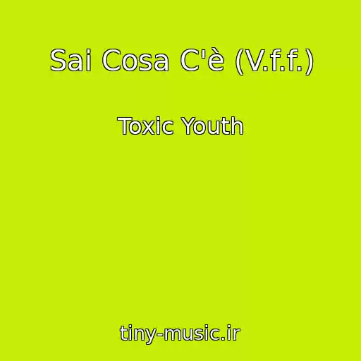 کاور آهنگ Sai Cosa C'è (V.f.f.) از Toxic Youth