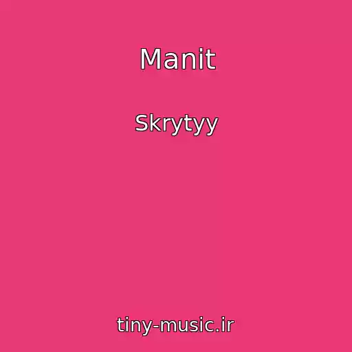 کاور آهنگ Manit از Skrytyy