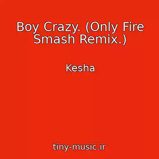 کاور آهنگ Boy Crazy. (Only Fire Smash Remix.) از Kesha