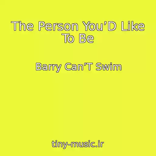 کاور آهنگ The Person You’D Like To Be از Barry Can’T Swim