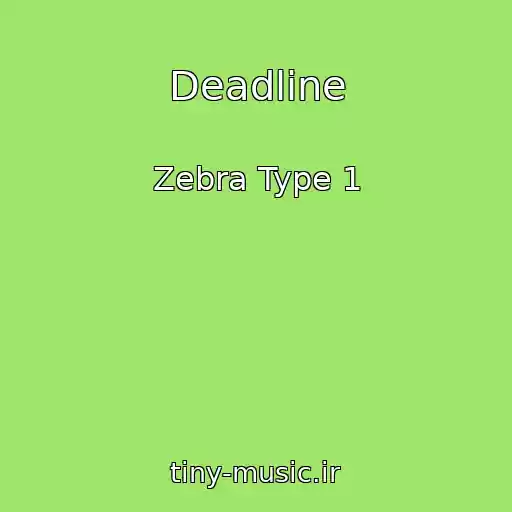 کاور آهنگ Deadline از Zebra Type 1