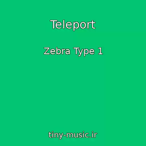 کاور آهنگ Teleport از Zebra Type 1