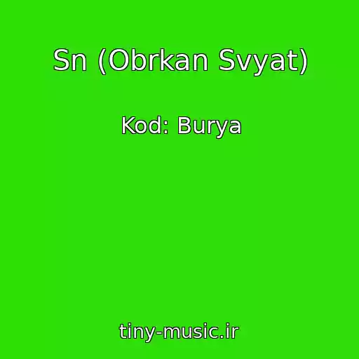 کاور آهنگ Sn (Obrkan Svyat) از Kod: Burya