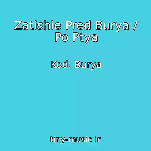کاور آهنگ Zatishie Pred Burya / Po Ptya از Kod: Burya