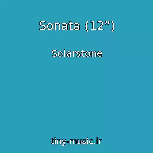 کاور آهنگ Sonata (12”) از Solarstone