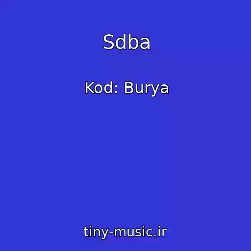 کاور آهنگ Sdba از Kod: Burya