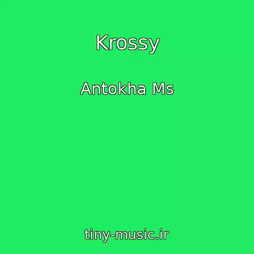 کاور آهنگ Krossy از Antokha Ms