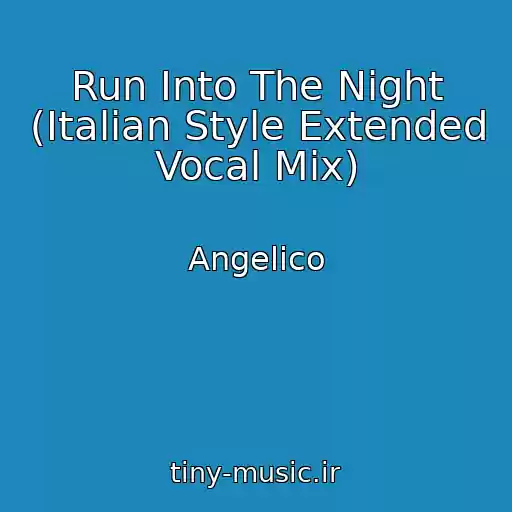 کاور آهنگ Run Into The Night (Italian Style Extended Vocal Mix) از Angelico