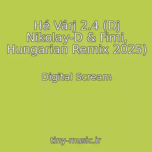 کاور آهنگ Hé Várj 2.4 (Dj Nikolay-D & Fimi, Hungarian Remix 2025) از Digital Scream