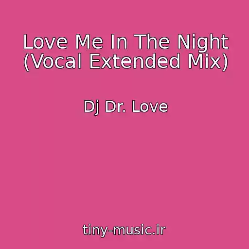 کاور آهنگ Love Me In The Night (Vocal Extended Mix) از Dj Dr. Love