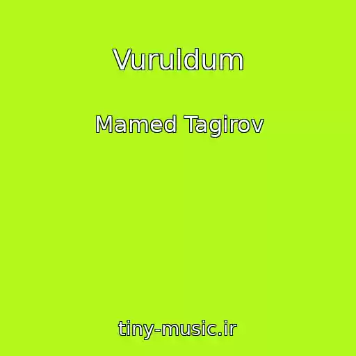 کاور آهنگ Vuruldum از Mamed Tagirov