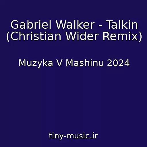 کاور آهنگ Gabriel Walker - Talkin (Christian Wider Remix) از Muzyka V Mashinu 2024